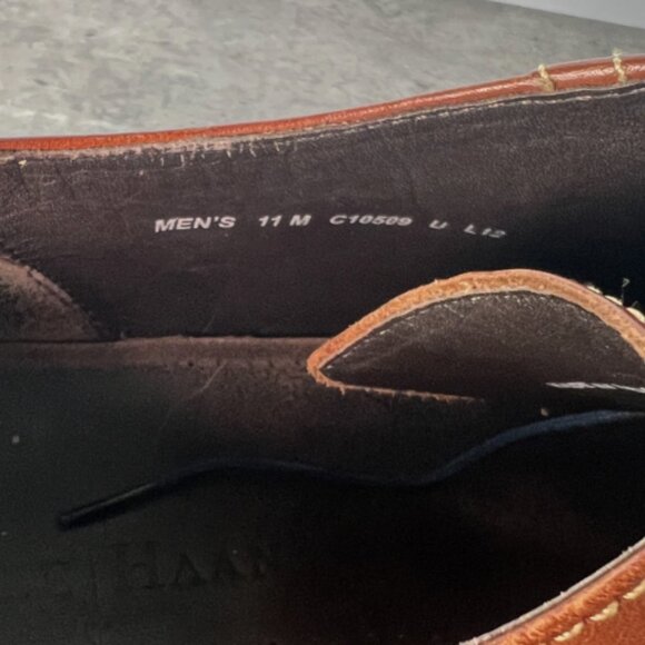 COLE HAAN Drake C10509 Men's Lace Up Oxford Dress Shoe Brown Size 11 - Picture 5 of 7